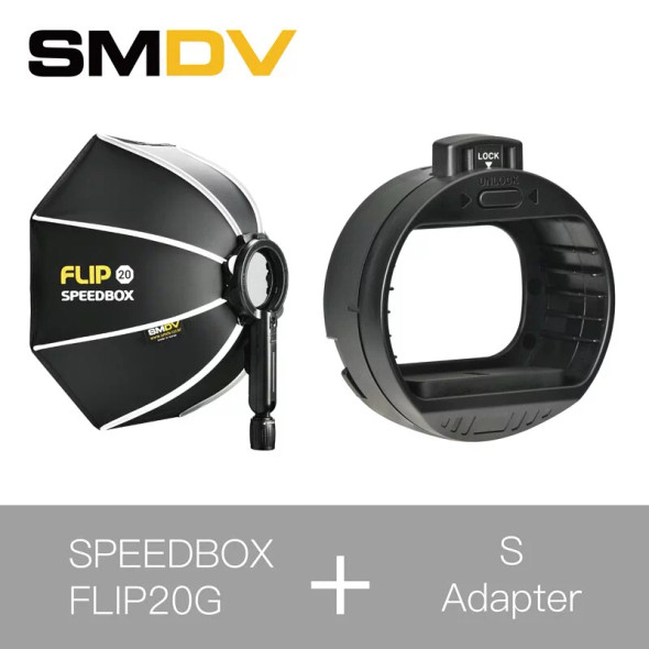 SMDV Speedbox Flip 24 60cm 快開柔光箱連S Adapter