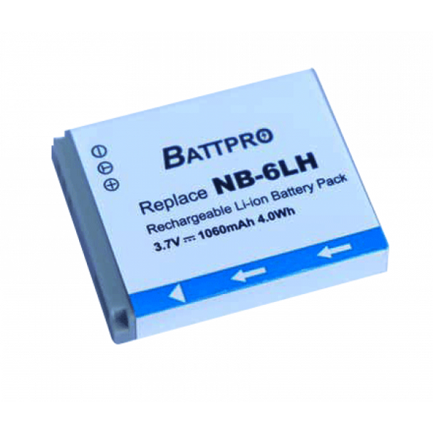 Battpro NB-6L Battery for Canon IXUS 210IS 310HS PowerShot SX280HS SX710HS