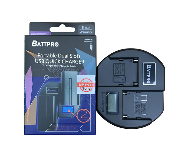Battpro Dual NP-F USB Quick Charger 快速充電器