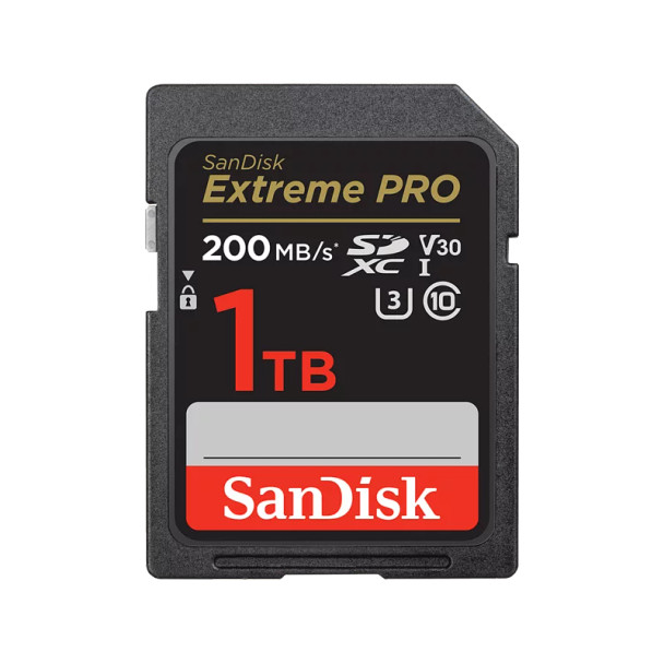 SanDisk Extreme PRO V30 U3 C10 UHS-I SDXC 記憶卡 1TB [R:200 W:140]