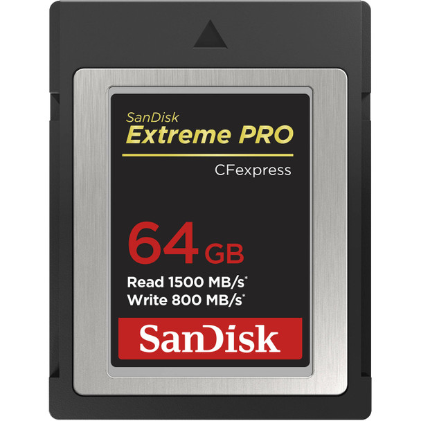 SanDisk Extreme PRO CFexpress Type-B 記憶卡 64GB [R:1500 W:800]