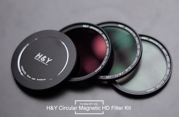 H&Y Circular Magnetic HD Filter Kit for Sony ZV-1 