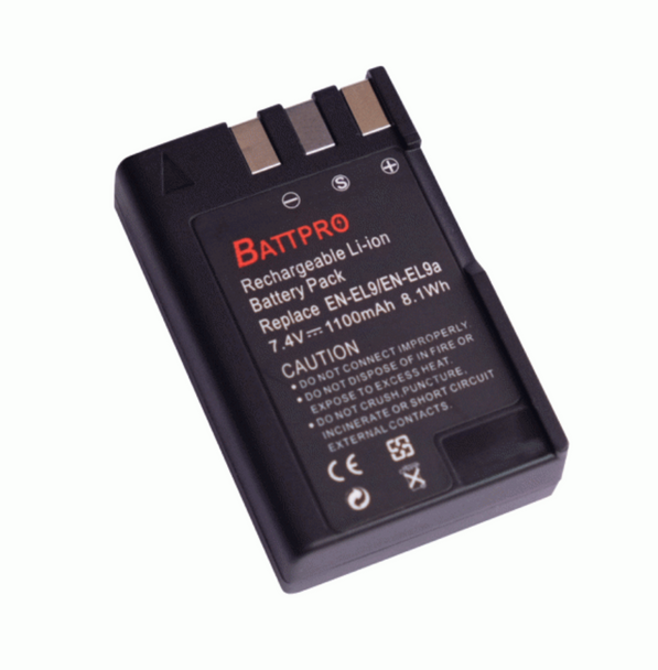 Battpro EN-EL9 Battery for Nikon 相機代用電池