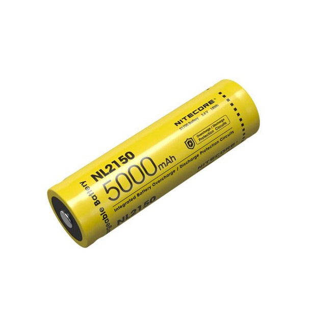 Nitecore 5000mAh 21700 Li-ion Rechargeable Battery 充電鋰電池 NL2150