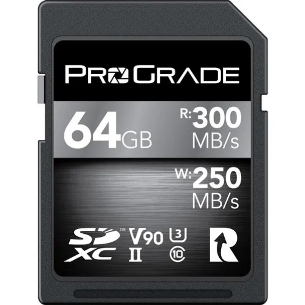 ProGrade Digital SDXC UHS-II V90 Cobalt 記憶卡 64GB