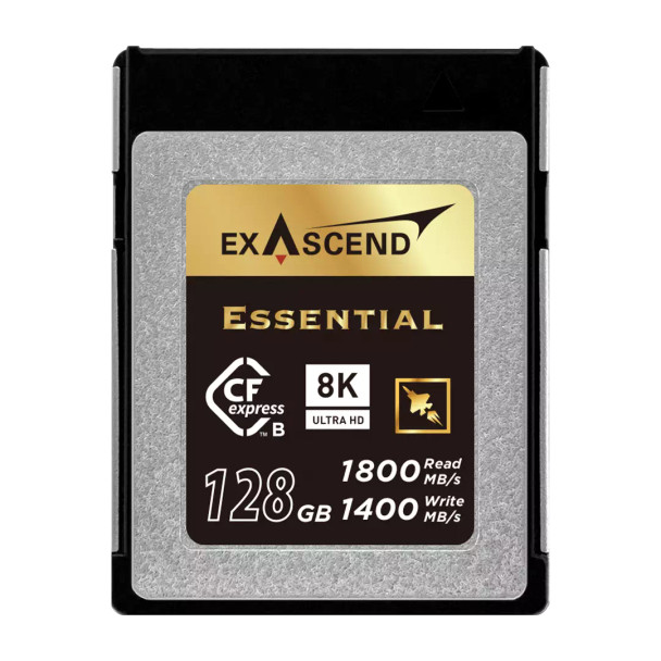 Exascend Essential CFexpress Type B 記憶卡 128GB [R:1800 W:1700]