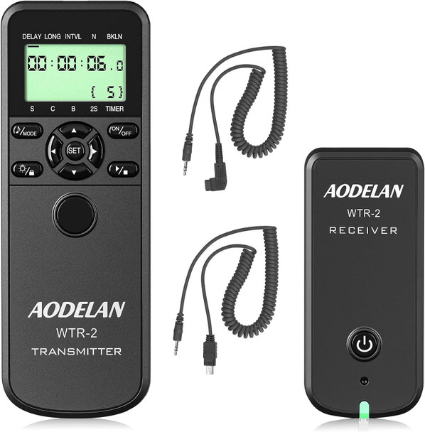 Aodelan WTR-2 Wireless Shutter Cable 無線定時快門遙控 (Fuji F6)