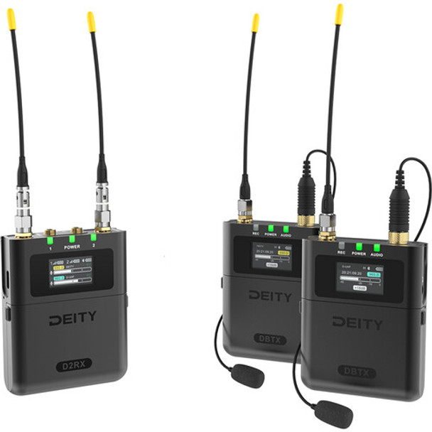Deity Theos 32Bit recording 2-Person Wireless Microphone 內錄時碼一拖二套裝