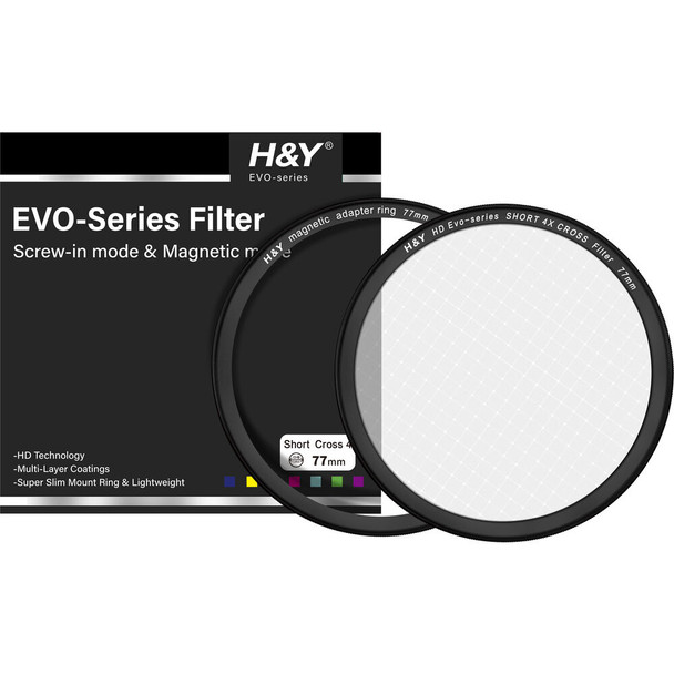H&Y Evo-Series Short 4X Cross Filter Kit 77mm