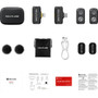 Hollyland LARK A1 Combo 2-Person Wireless Microphone System (Space Grey) 雙人無線麥克風套裝 (太空灰)