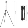 Smallrig 5629 Aluminum Alloy Photo Tripod With Ball Head (Portable Version) 鋁合金三腳架連雲台 (輕便版) Smallrig 5629 Aluminum Alloy Photo Tripod With Ball Head (Portable Version) 鋁合金三腳架連雲台 (輕便版)