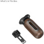 SmallRig 5238 Wooden Side Handle with Two-in-One 1/4"-20 and 3/8''-16 Screw 木製側手柄 (配備二合一螺絲系統)