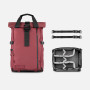 Wandrd Prvke V4 Photo Backpack 攝影背包 (31L | Rhone Burgundy | Essential Camera Cube)