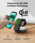 Belkin UltraCharge Qi2 25W 3合1摺疊磁吸充電器 (White) 圖片 2