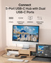 Belkin Connect USB-C 5合1 集線器 (100W｜雙 USB-C｜HDMI) 圖片 3
