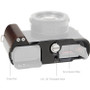 SmallRig 5942 L-Shaped Mount Plate with Wooden Handle For Panasonic Lumix L10 Black 木頭L型手柄 (黑色)