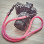 A-MoDe FCSC-Pink 10mm Quick Release Buckle Rope Camera Strap 120cm 快拆扣登山繩相機帶 (粉紅色) 圖片 1