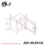 aMagic ADC-MLED18L 18L 鈕控 LCD 電子防潮箱 產品圖 6