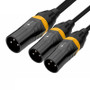 Choseal 秋葉原 XLR Male to Dual XLR Male Cable 3m
