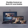 OBSBOT Tiny 3 AI-Powered Spatial Audio 4K PTZ Webcam product image 11