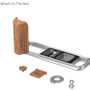 SmallRig 5984 L-Shaped Mount Plate with Wooden Handle for FUJIFILM X-E5 Silver L型快拆底板 (銀色)