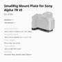 SmallRig 6705 Mount Plate for Sony Alpha 7R VI 快裝底板 09