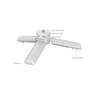 SmallRig 6795 Quick Release Tripod for DJI Osmo Pocket 4P / 4 / 3 White 快開迷你三腳架 (白色)
