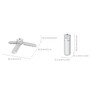 SmallRig 6795 Quick Release Tripod for DJI Osmo Pocket 4P / 4 / 3 White 快開迷你三腳架 (白色)
