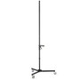 Manfrotto 231B Black Column Light Stand with Locking Wheels 黑色移動式燈架柱 圖片 1
