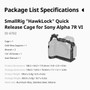 SmallRig 6702 HawkLock Full Cage for Sony A7R VI 相機套籠 official image 9
