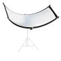 Selens SLR4-CR Clamshell Light Reflector/Diffuser 105cm x 260cm 弧形反光板套裝