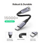 Ugreen 綠聯 USB-C DAC 耳機轉接線耐用結構