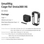 SmallRig 6965 Multifunctional Protective Cage with Silicone Cover for Insta360 X6 保護框連鏡頭蓋