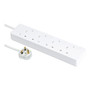 Schneider Electric 施耐德電氣 TSH34_3_WE_C5 AvatarOn Extend Extension Socket 四位獨立開關安全插座 (白色)