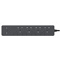 Schneider Electric 施耐德電氣 TSH34QCUSB_3_DG AvatarOn Extend Extension Socket 四位獨立開關安全插座 (石墨灰)