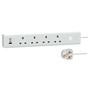 Schneider Electric 施耐德電氣 TSB34ACCUSB_3_WE Easy Series Basic Extend 13A 4 Gang Extension Socket 四位拖板連USB插座