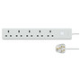 Schneider Electric 施耐德電氣 TSB35_3_WE Easy Series Basic Extend 13A 5 Gang Extension Socket 五位安全拖板
