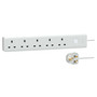 Schneider Electric 施耐德電氣 TSB35_3_WE Easy Series Basic Extend 13A 5 Gang Extension Socket 五位安全拖板