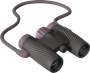 Bushnell A1 10×25 輕巧防水雙筒望遠鏡 - 梅紫色 (A1-1025PP) — 產品圖片 01