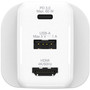 Verbatim 66895 Charge and Screen Share 60W GaN 充電擴展器 - 白色 — 產品外觀及細節 2