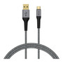 Verbatim 66117 Tough Max USB-A 至 USB-C 充電線 2m - 太空灰