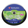 Verbatim 43480 CD-RW 700MB 12X可重寫光碟 10片裝