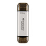 Transcend 創見 ESD310 USB-A／USB-C 雙接頭外置 SSD - 512GB 銀色