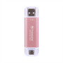 Transcend 創見 ESD310 USB-A／USB-C 雙接頭外置 SSD - 1TB 粉紅色