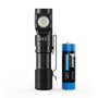 WUBEN L1 2000 流明雙光源旋轉頭電筒 - 黑色／NICHIA 519A — 官方產品圖片 13