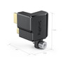 SmallRig 2700 HDMI & Type-C Right-Angle Adapter for BMPCC 4K Camera Cage AAA2700