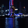 Fotopro TR-01A 鋁合金燈架 - 戶外夜間燈具支撐示範