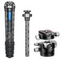 Leofoto Mr.Q 系列 LQ-284C+LH-36R 碳纖維三腳架套裝