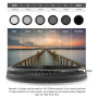 H&Y Filter Revoring Variable ND3-1000 + CPL Filter (58-77mm)