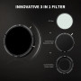 H&Y Filter Revoring Variable ND3-1000 + CPL Filter (58-77mm)